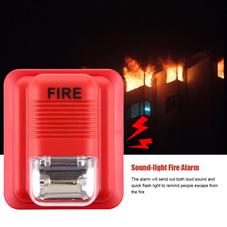 Sound-light Fire Alarm Warning Strobe Horn Alert Safety System Sensor Sound-light Fire Alarm Warning Strobe Horn Alert Safety System Sensor